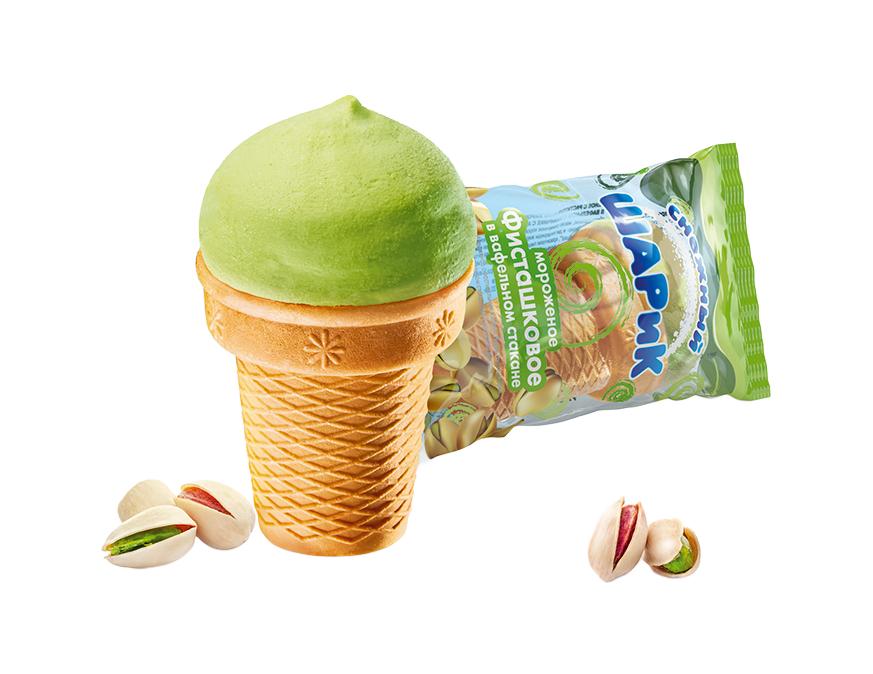 Снежный шарик фисташковый