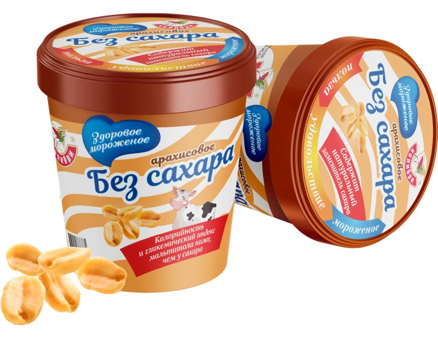 Бумажный стаканчик Без сахара арахисовое