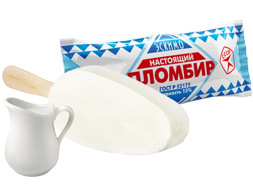 Пломбир без глазури