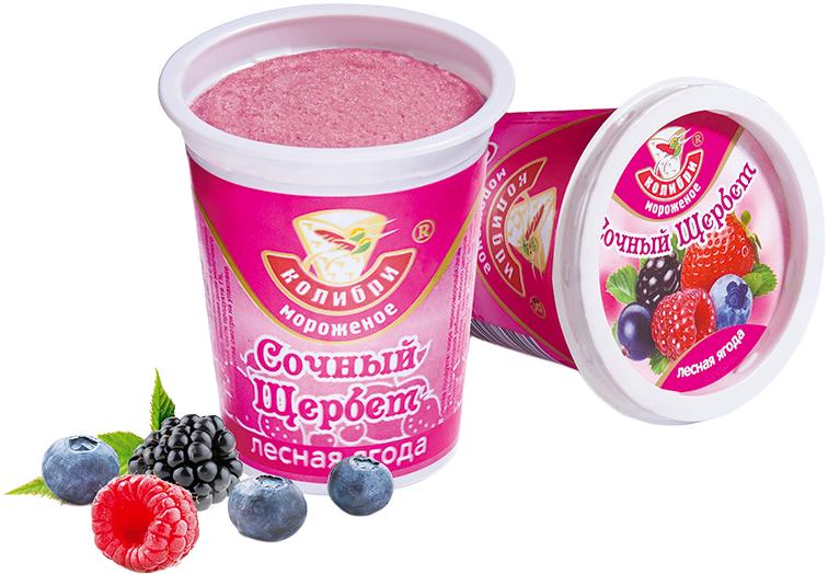 Сочный щербет лесные ягоды
