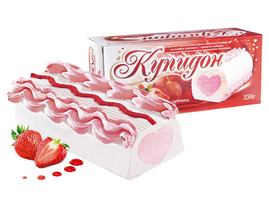 Рулет Купидон клубничный