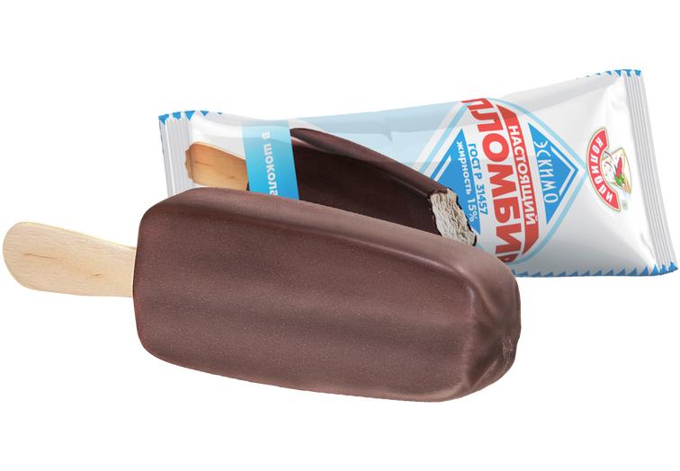 Пломбир в шоколадной глазури