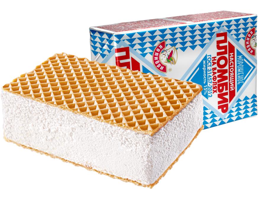 Пломбир на вафлях