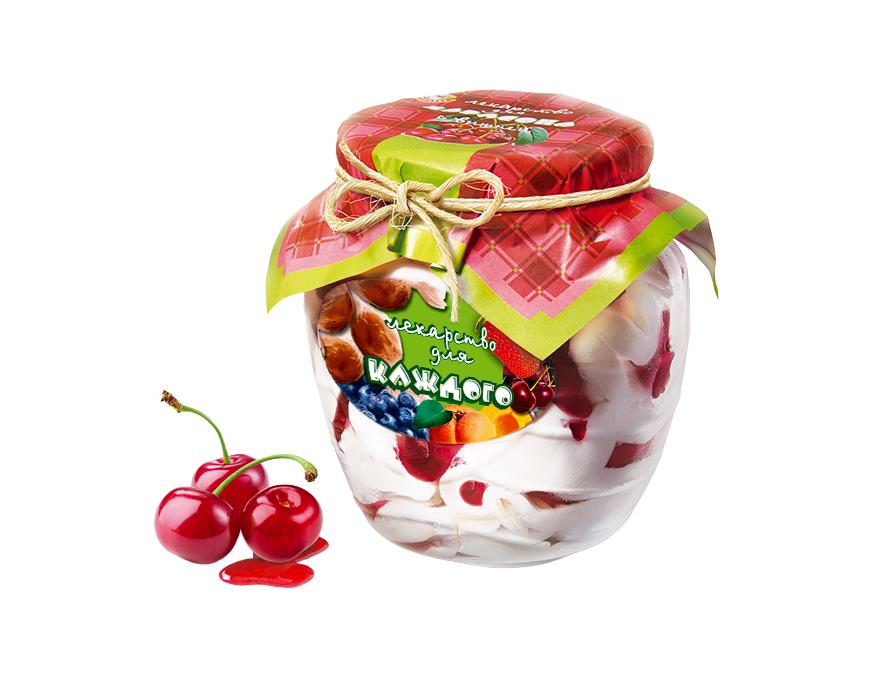 Баночка с вишней