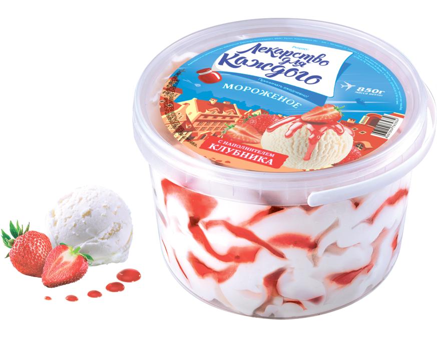 Ведерко с клубникой