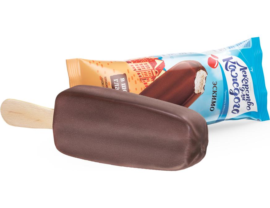 Эскимо в шоколадной глазури