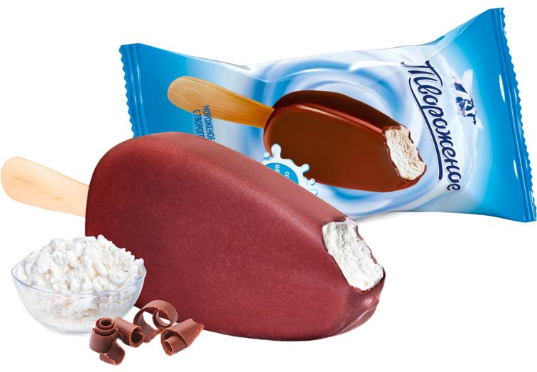 Эскимо в шоколадной глазури