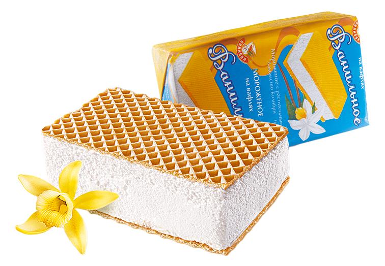 Ванильное на вафлях