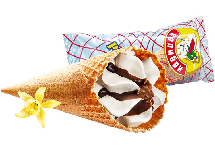 Рожок ванильный