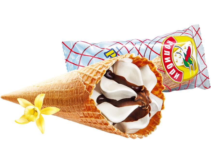 Рожок ванильный