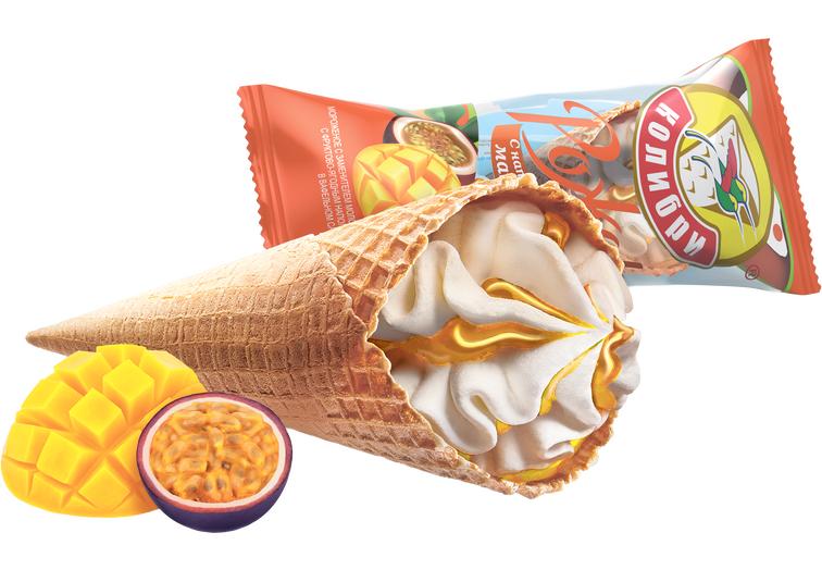 Рожок манго-маракуйя