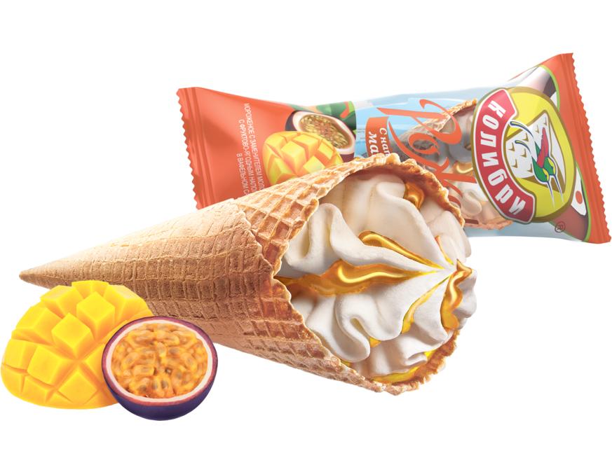 Рожок манго-маракуйя