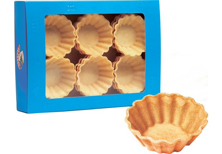 Вафельные тарталетки К-58 Картонная