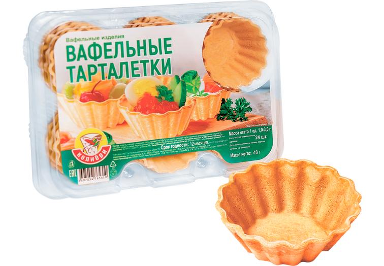 Вафельные тарталетки К-58 Пластиковая