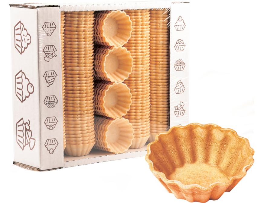 Вафельные тарталетки К-58 Лоток