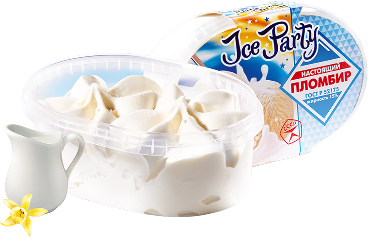 ICE PARTY пломбир ванильное